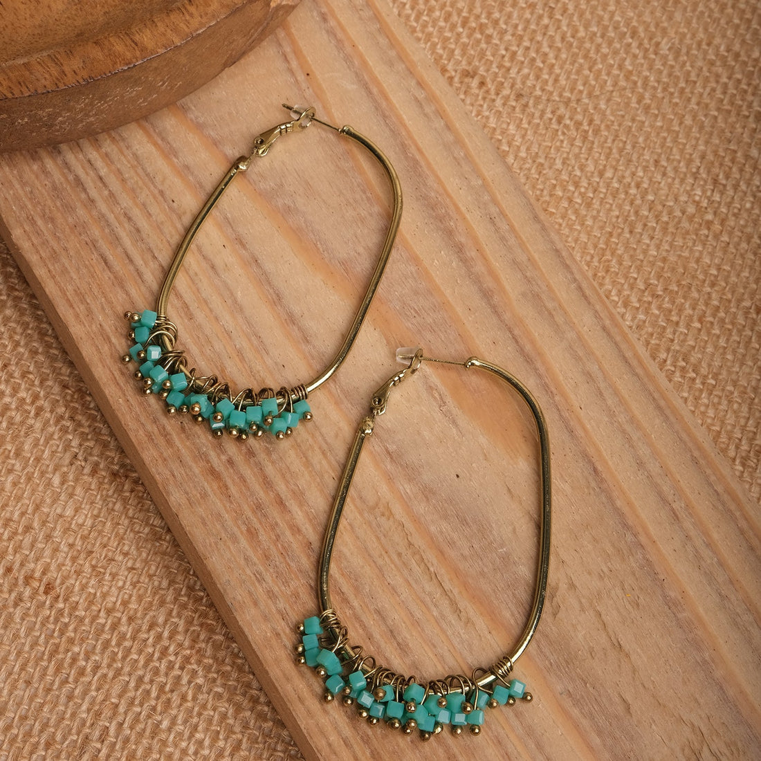 Luxe Sea Breeze Hoop Earrings