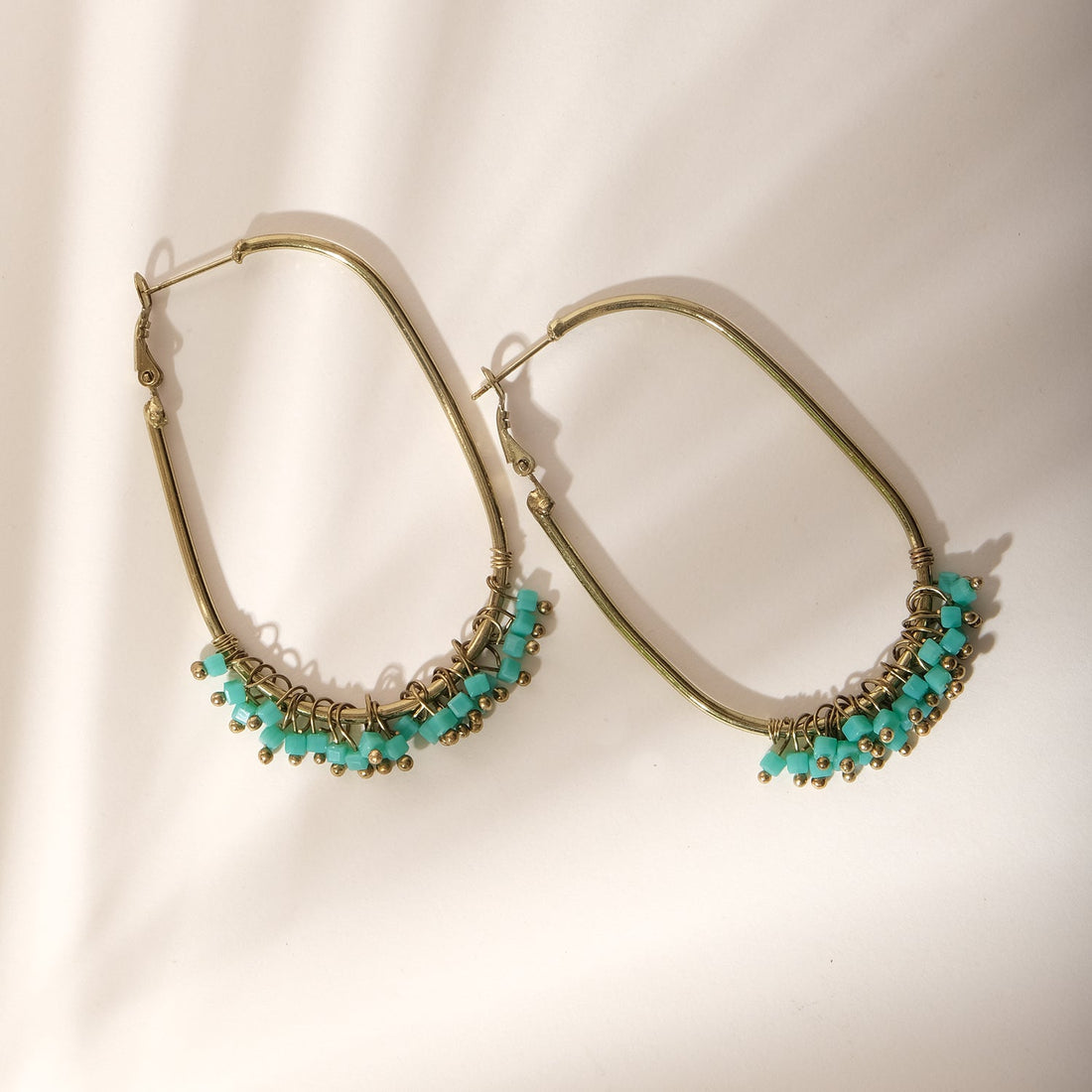 Luxe Sea Breeze Hoop Earrings