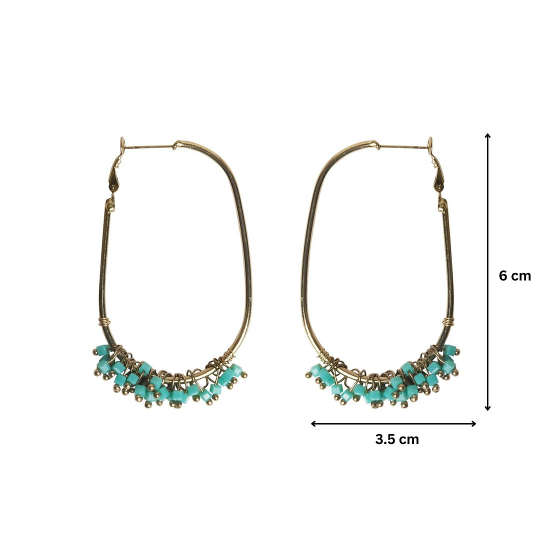 Luxe Sea Breeze Hoop Earrings