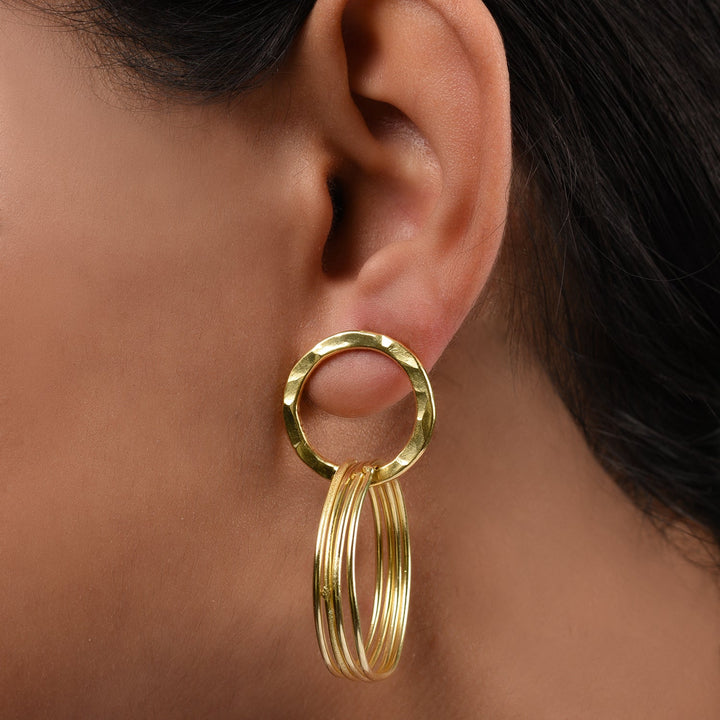 Luxe Spiral Swirls Earrings