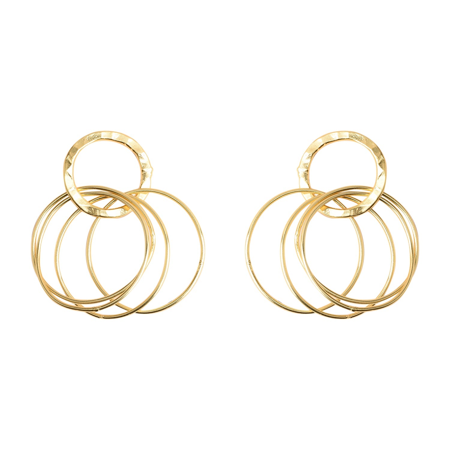 Luxe Spiral Swirls Earrings