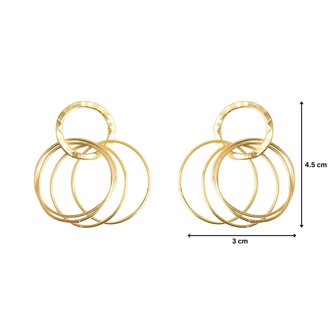 Luxe Spiral Swirls Earrings