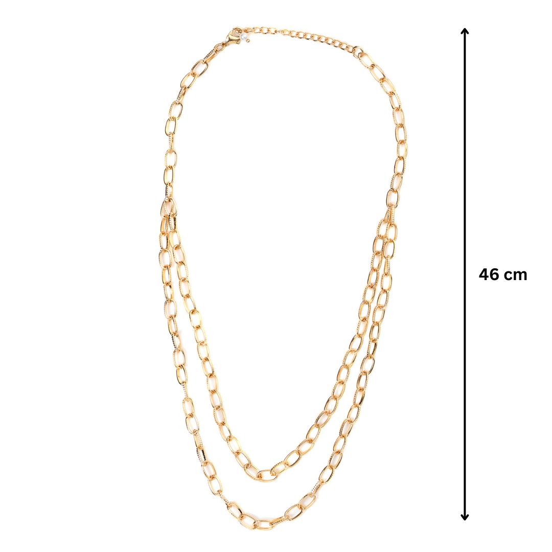 Multi Layered Cable Chain Necklace