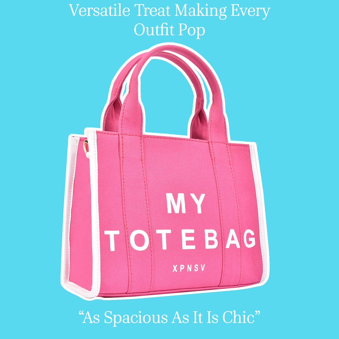 My Tote Bag Hot Pink