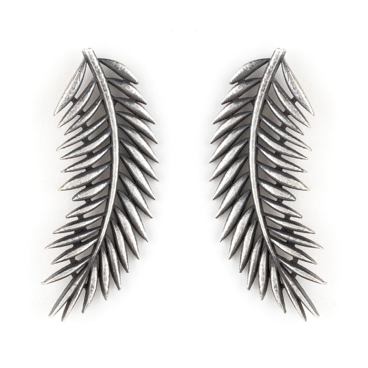 Palm Leaf Stud Earring