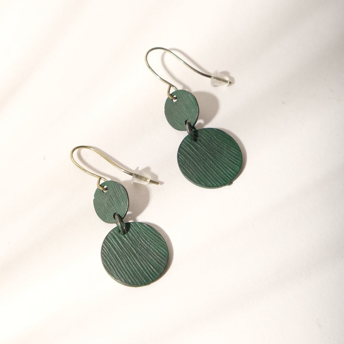 Patina Round Dangler Earrings