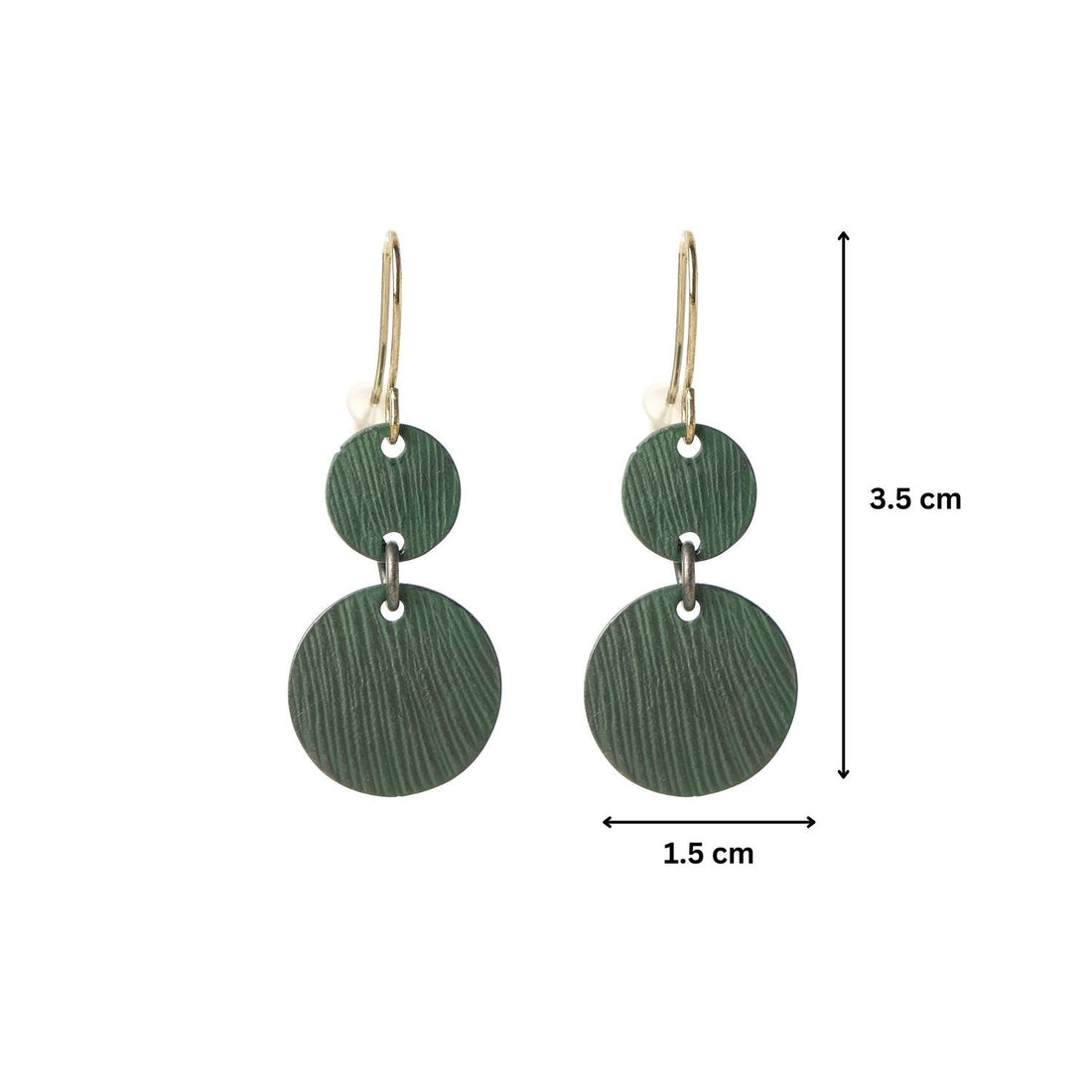 Patina Round Dangler Earrings