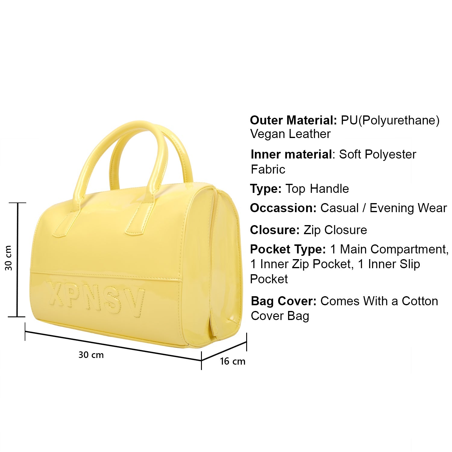 Poppy Candy Bag Lime Yellow