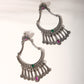 Pranali Silver Oxidised Earrings