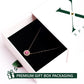 American Diamond Ruby Round Mangalsutra