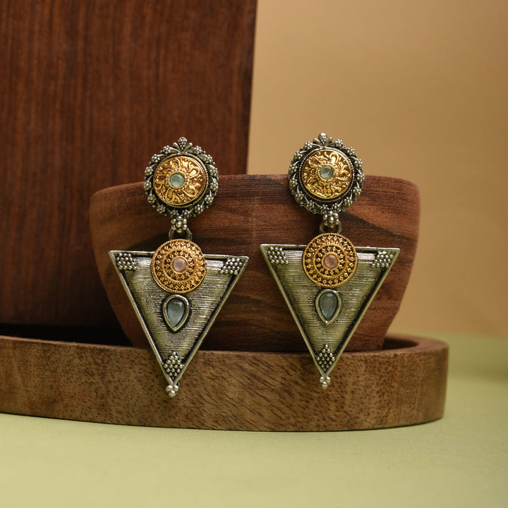 Rawa Triangle Drop Earrings