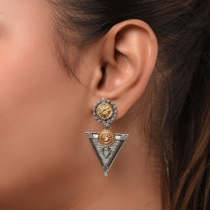 Rawa Triangle Drop Earrings