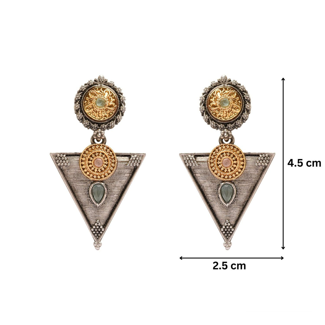 Rawa Triangle Drop Earrings