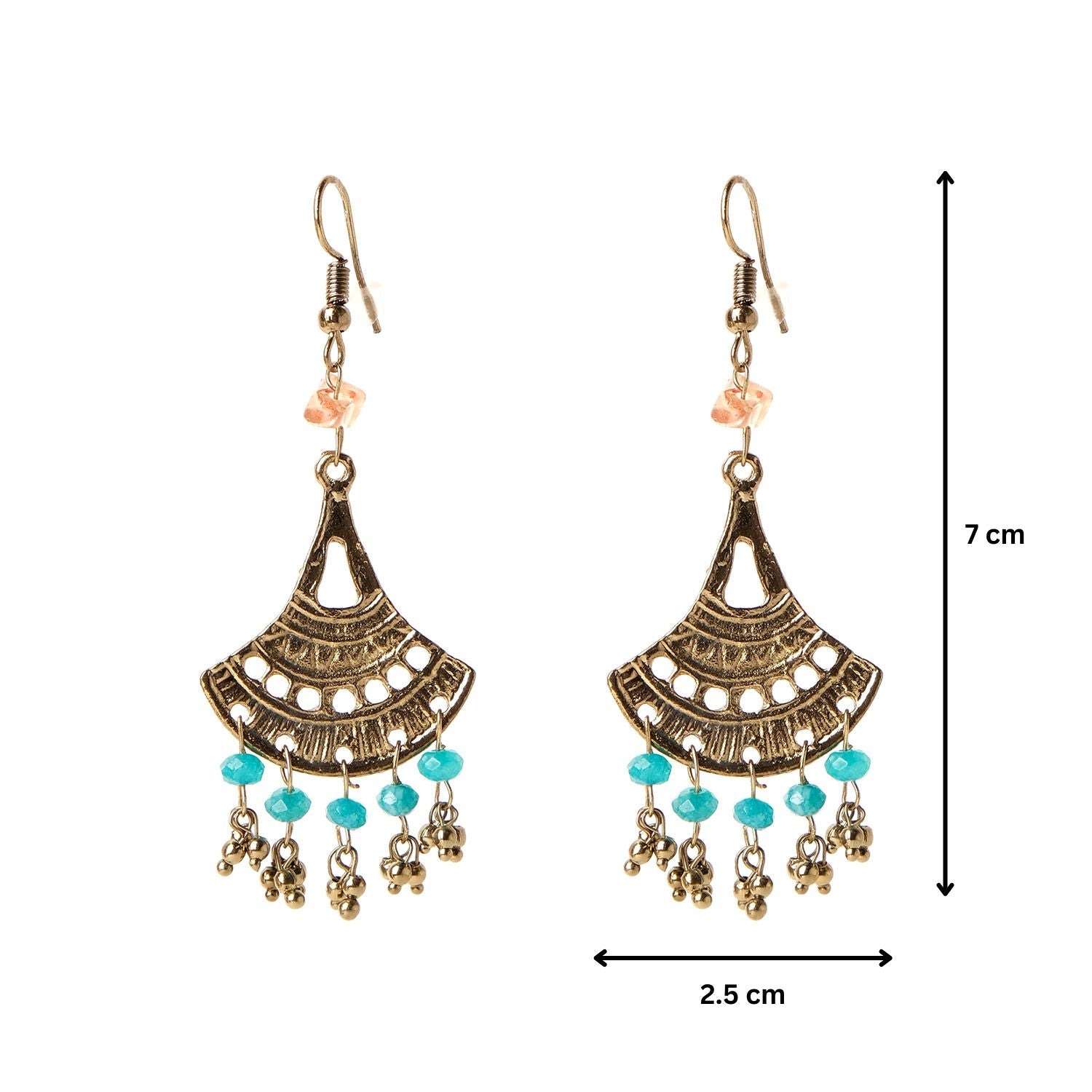 Vintage Temple Beads Earrings