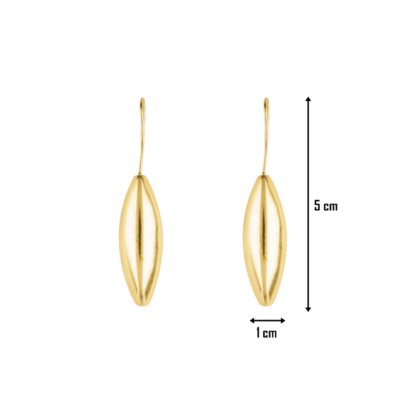 Gold Plated Everyday Wear Light Weight Bud Earrings