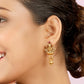 Mahalaxmi Gold Drop Earrings