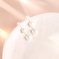 Elegant Silver Pearl Dangler Earrings
