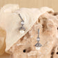 Contemporary American Diamonds Fish Hook Dangler Earrings