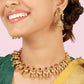 Vintage India Royal Ruby Necklace with Earrings