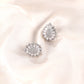 Women's Bloom American Diamonds Stud Earrings