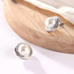 Gold/Silver Swirl with Pearl Earrings