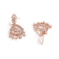 Contemporary Raindrop American Diamond Dangler Earrings