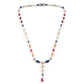Multi Coloured Contemporary Designer Necklace Set with Earrings