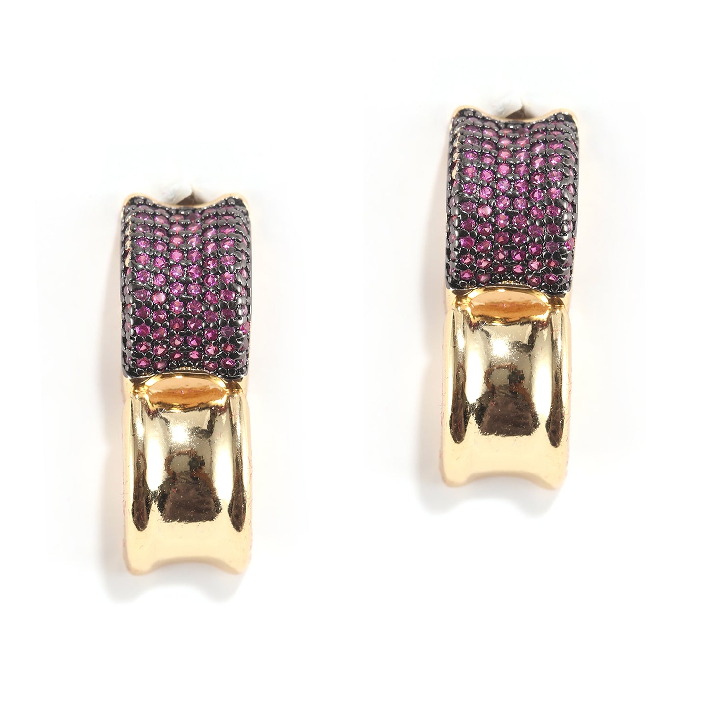 Sparkling Premium CZ Huggie Earrings