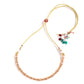 Vintage India Gemstone Beauty Necklace with Earrings