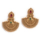 Women's Vintage India Ruby and Emerald Royal Earrings