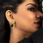 Gold Plated Sapphire Earrings