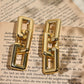 Gold and Silver Toned Dazzling Light Weight Earrings