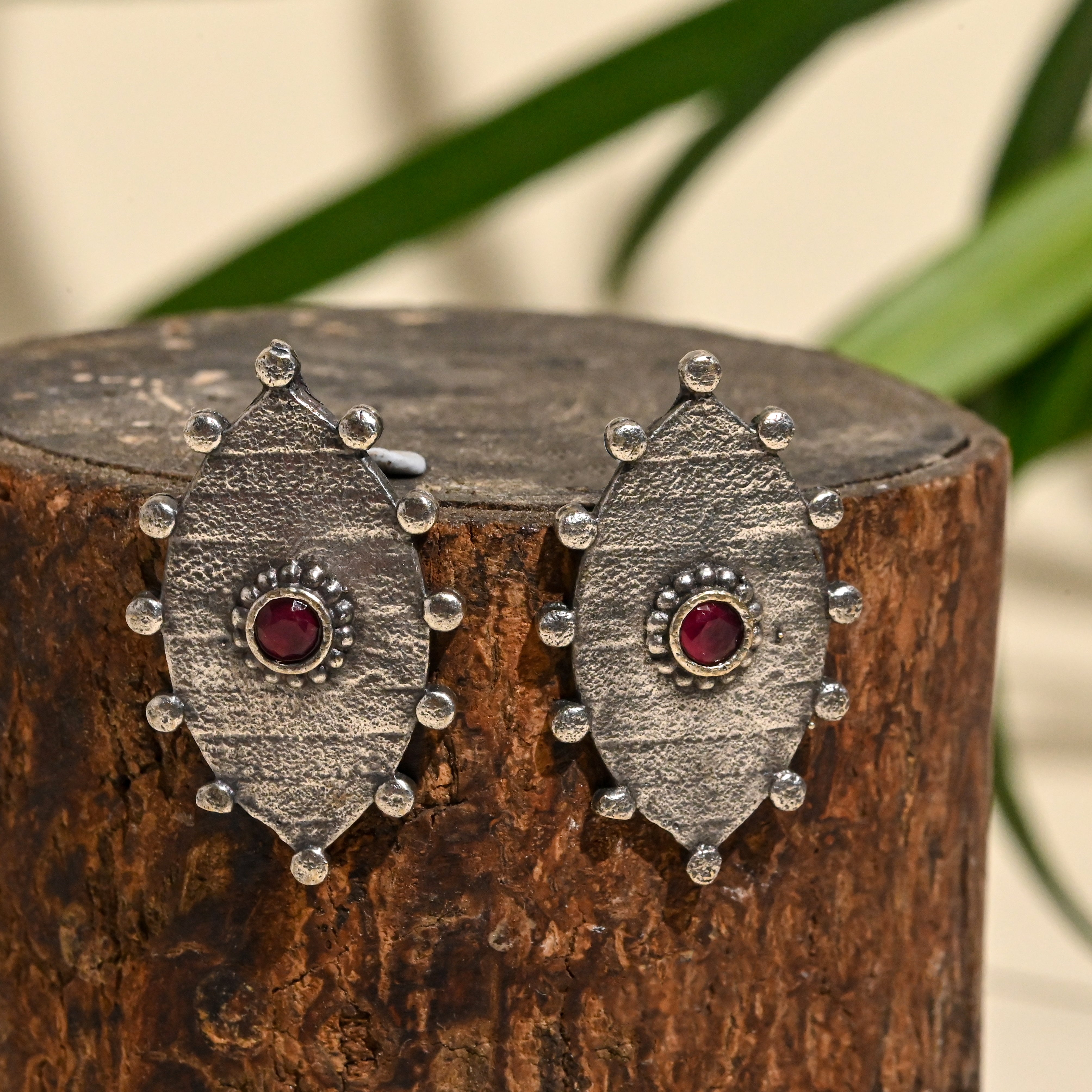 hill tribe silver earrings Thailand — plentyworldgoods