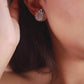 Women's Bloom American Diamonds Stud Earrings