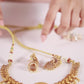 Vintage India Beauty Temple Set with Earrings